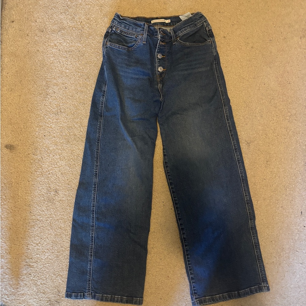 Levi's Dark Blue Flare Jeans